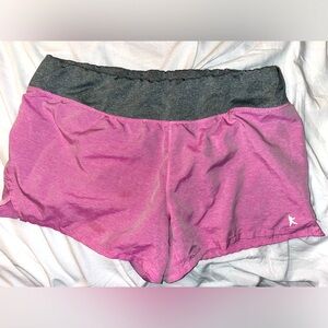 Athletic shorts gray & pink
